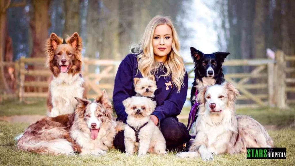 The Trickstars's Lucy Heath with her dogs